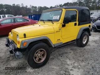 2006 Jeep Wrangler Sport with VIN 1J4FA49S46P758565, listed as a Copart auction lot 45816305 with 91,189 mi miles and Salvage Title. Bid and sale history available at carsss.com. Image 1.