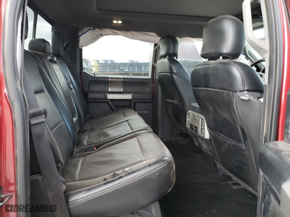 2017 Ford Super Duty F-250 SRW Lariat with VIN 1FT7W2BT6HED66561, listed as a Copart auction lot 48347885 with 93,412 mi miles and Salvage Title. Bid and sale history available at carsss.com. Image 11.