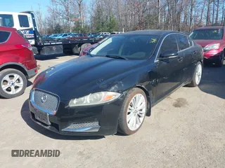 2012 Jaguar XF Portfolio with VIN SAJWA0HB5CLS40694, listed as a IAAI auction lot 41820189 with 1 mi miles. Bid and sale history available at carsss.com. Image 2.