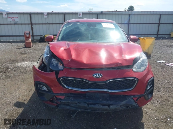 2020 Kia Sportage LX with VIN KNDPMCAC5L7635790, listed as a IAAI auction lot 42140965 with 46,057 mi miles. Bid and sale history available at carsss.com. Image 13.