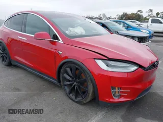2021 Tesla Model X Long Range Plus with VIN 5YJXCBE24MF324376, listed as a IAAI auction lot 42034108 with Not Provided miles and . Bid and sale history available at carsss.com. Image 1.