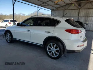 2016 Infiniti QX50 with VIN JN1BJ0RP0GM230259, listed as a Copart auction lot 49252975 with 117,752 mi miles and Salvage Title. Bid and sale history available at carsss.com. Image 2.