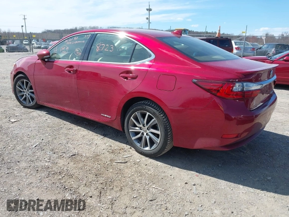 2017 Lexus ES 300h with VIN JTHBW1GG2H2140551, listed as a IAAI auction lot 41868723 with 92,035 mi miles and . Bid and sale history available at DreamBid. Image 3.