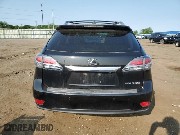 2013 Lexus RX 350 with VIN 2T2BK1BA3DC155311, listed as a Copart auction lot 58569165 with 100,861 mi miles and Clean title. Bid and sale history available at DreamBid. Image 6.