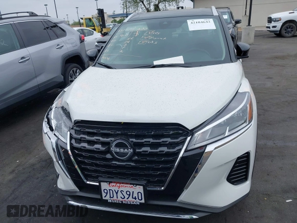 2023 Nissan Kicks SV with VIN 3N1CP5CV9PL483632, listed as a IAAI auction lot 42104642 with 9,964 mi miles. Bid and sale history available at carsss.com. Image 13.