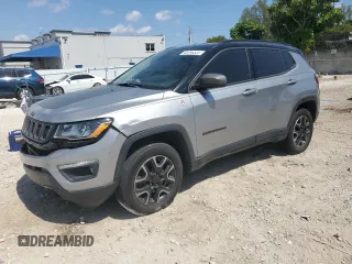 2019 Jeep Compass Trailhawk with VIN 3C4NJDDB8KT669113, listed as a Copart auction lot 48796325 with 91,520 mi miles and Non repairable. Bid and sale history available at DreamBid. Image 1.