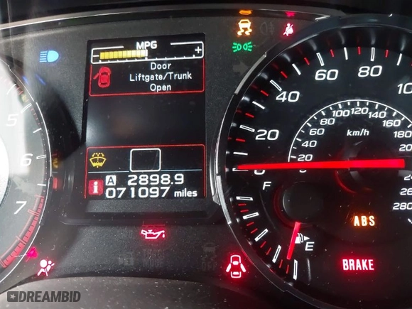 2020 Subaru WRX with VIN JF1VA1A60L9830656, listed as a IAAI auction lot 41626572 with 71,097 mi miles. Bid and sale history available at carsss.com. Image 7.