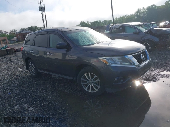 2014 Nissan Pathfinder S with VIN 5N1AR2MN6EC638430, listed as a IAAI auction lot 42326218 with 157,453 mi miles and . Bid and sale history available at DreamBid. Image 1.
