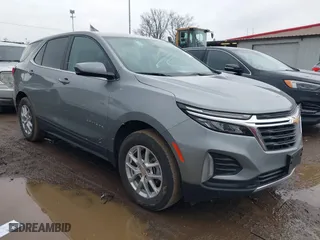 2023 Chevrolet Equinox LT with VIN 3GNAXUEG2PS201910, listed as a IAAI auction lot 41579705 with 33,173 mi miles. Bid and sale history available at carsss.com. Image 1.