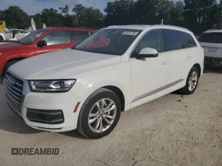 2018 Audi Q7 Premium Plus with VIN WA1LAAF78JD025673, listed as a Copart auction lot 63553735 with 105,528 mi miles and Clean title. Bid and sale history available at DreamBid. Image 1.
