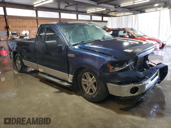 2006 Ford F-150 XL with VIN 1FTRF14W66NA76621, listed as a Copart auction lot 86448074 with 0 mi miles and Salvage Title. Bid and sale history available at carsss.com. Image 4.