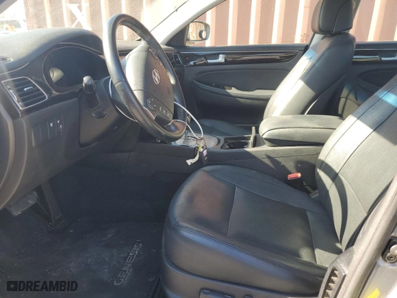 2014 Hyundai Genesis 3.8L with VIN KMHGC4DD1EU261997, listed as a Copart auction lot 49341575 with 56,599 mi miles and Salvage Title. Bid and sale history available at carsss.com. Image 7.