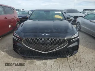 2023 Genesis G70 Sport Advanced with VIN KMTG54SE4RU137126, listed as a Copart auction lot 77976614 with 14,048 mi miles and Non Repairable. Bid and sale history available at DreamBid. Image 5.
