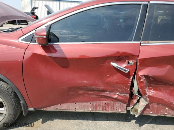 2017 Nissan Murano SL with VIN 5N1AZ2MG8HN186619, listed as a Copart auction lot 70476004 with 114,382 mi miles and Salvage Title. Bid and sale history available at carsss.com. Image 7.