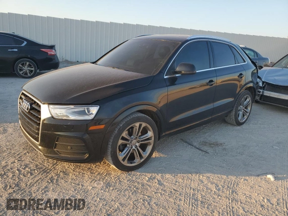 2016 Audi Q3 Premium Plus with VIN WA1EFCFS2GR012956, listed as a Copart auction lot 77747174 with 14,411 mi miles and Salvage Title. Bid and sale history available at carsss.com. Image 1.