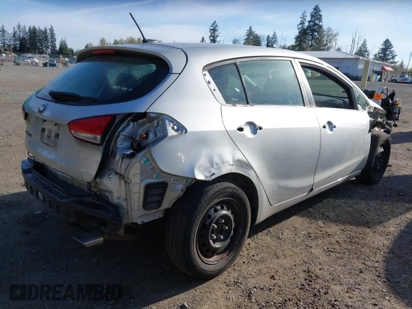 2018 Kia Forte5 LX with VIN KNAFK5A87J5772647, listed as a IAAI auction lot 42003515 with 72,361 mi miles. Bid and sale history available at carsss.com. Image 4.