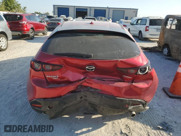 2019 Mazda Mazda3 Hatchback w/Premium Pkg with VIN JM1BPBNM9K1124082, listed as a Copart auction lot 71441054 with 39,578 mi miles and Salvage Title. Bid and sale history available at carsss.com. Image 6.