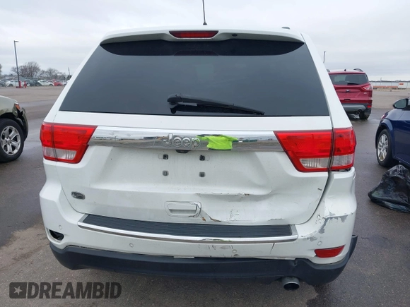 2013 Jeep Grand Cherokee Overland with VIN 1C4RJECG3DC620873, listed as a IAAI auction lot 40909601 with 195,374 mi miles. Bid and sale history available at carsss.com. Image 16.