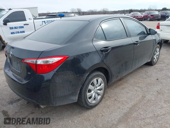 2016 Toyota Corolla L with VIN 5YFBURHE0GP525500, listed as a IAAI auction lot 41737429 with 109,500 mi miles and . Bid and sale history available at DreamBid. Image 4.