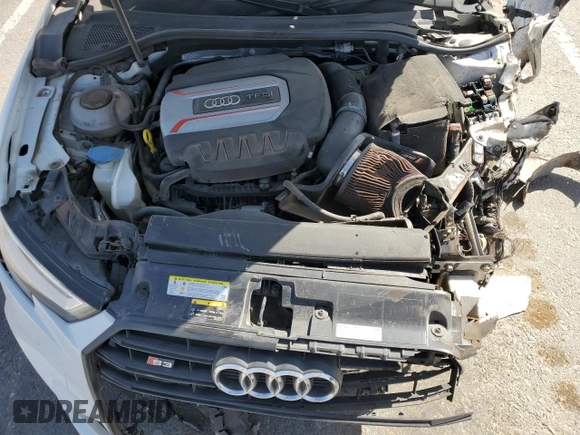 2018 Audi S3 Premium Plus with VIN WAUB1GFF9J1034277, listed as a Copart auction lot 48336225 with 0 mi miles and Salvage Title. Bid and sale history available at carsss.com. Image 13.