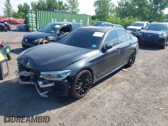 2018 BMW 5 Series M550i xDrive with VIN WBAJB9C55JB286747, listed as a IAAI auction lot 42583106 with 141,102 mi miles and . Bid and sale history available at DreamBid. Image 18.