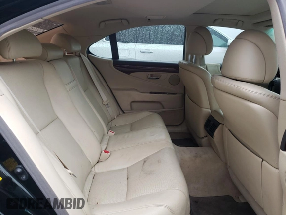 2010 Lexus LS 460 with VIN JTHCL5EF6A5007228, listed as a Copart auction lot 45401605 with 164,195 mi miles and Salvage title. Bid and sale history available at DreamBid. Image 10.