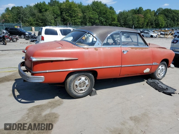 1951 Ford Crown Victoria z VIN B1BF140482, wystawiony jako Copart lot #69078904 z przebiegiem 636 601 mil mil oraz Szkoda całkowita • Salvage title. Historia ofert i sprzedaży dostępna na DreamBid. Obrazek 3.