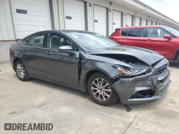 2016 Ford Fusion S with VIN 1FA6P0G70G5133272, listed as a Copart auction lot 59923945 with 76,994 mi miles and Salvage title. Bid and sale history available at DreamBid. Image 4.