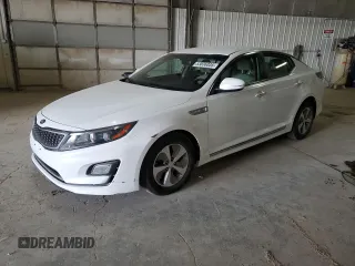 2015 Kia Optima Hybrid with VIN KNAGM4ADXF5084641, listed as a Copart auction lot 53036035 with 135,876 mi miles and Clean Title. Bid and sale history available at carsss.com. Image 1.