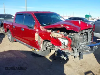 2015 Ford F-150 XL with VIN 1FTEW1CG7FKE60983, listed as a IAAI auction lot 41481740 with 20,411 mi miles. Bid and sale history available at carsss.com. Image 1.