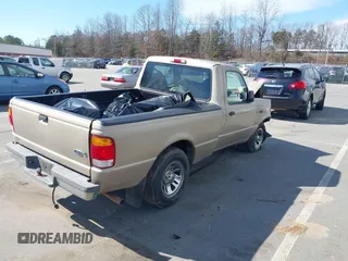 1999 Ford Ranger XL with VIN 1FTYR10V1XTA41899, listed as a IAAI auction lot 41654635 with 150,444 mi miles. Bid and sale history available at carsss.com. Image 4.