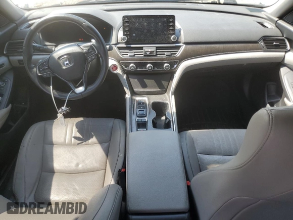 2019 Honda Accord EX-L with VIN 1HGCV2F58KA013235, listed as a Copart auction lot 63092455 with 104,877 mi miles and Salvage title. Bid and sale history available at DreamBid. Image 8.