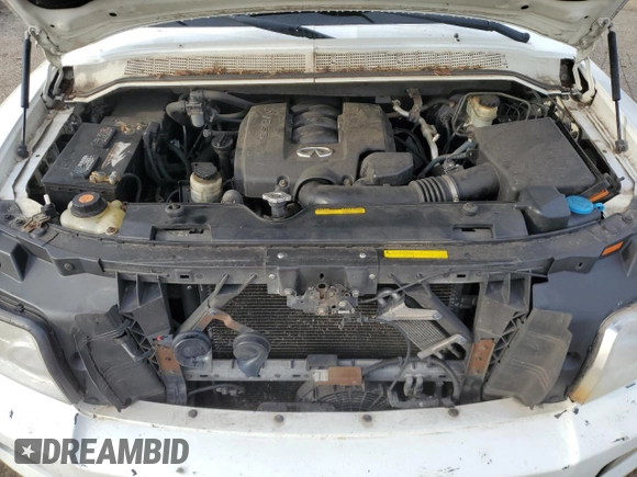 2005 Infiniti QX56 with VIN 5N3AA08C75N809167, listed as a Copart auction lot 43270095 with 0 mi miles and Salvage Title. Bid and sale history available at carsss.com. Image 12.