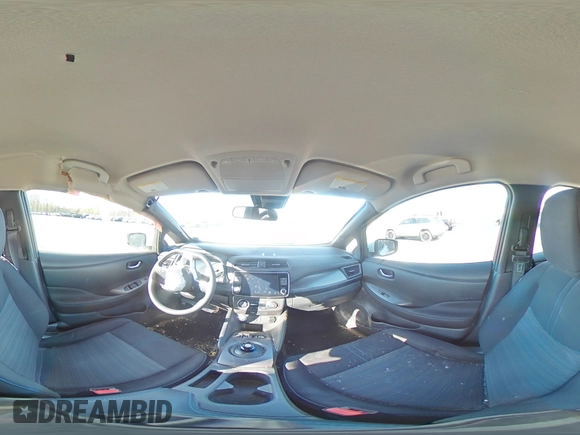 2023 Nissan LEAF S with VIN 1N4AZ1BV6PC553744, listed as a Copart auction lot 53261715 with 26,742 mi miles and Salvage Title. Bid and sale history available at DreamBid. Image 14.