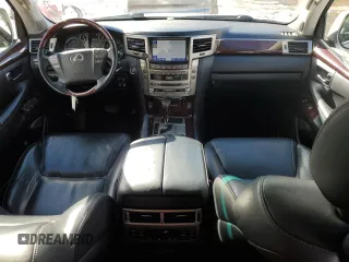 2015 Lexus LX 570 with VIN JTJHY7AX8F4171013, listed as a Copart auction lot 43681865 with 158,146 mi miles and Clean Title. Bid and sale history available at DreamBid. Image 8.