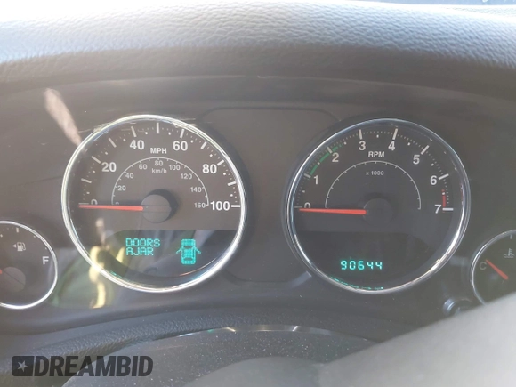 2013 Jeep Wrangler Sahara with VIN 1C4AJWBG8DL565227, listed as a IAAI auction lot 41987087 with 90,644 mi miles and . Bid and sale history available at DreamBid. Image 7.