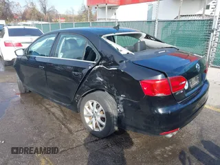2014 Volkswagen Jetta Sedan SE w/Connectivity/Sunroof PZEV with VIN 3VWD17AJ5EM422359, listed as a IAAI auction lot 38090147 with 51,234 mi miles. Bid and sale history available at carsss.com. Image 3.