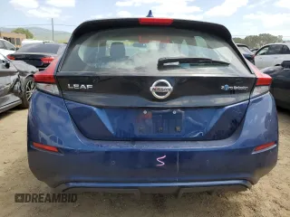 2022 Nissan LEAF S with VIN 1N4AZ1BVXNC563805, listed as a Copart auction lot 53060015 with 25,040 mi miles and Salvage Title. Bid and sale history available at DreamBid. Image 6.