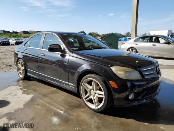 2008 Mercedes-Benz C-Class 3.0L Sport with VIN WDDGF54X88F079112, listed as a Copart auction lot 82268823 with 166,400 mi miles and Salvage Title. Bid and sale history available at carsss.com. Image 4.