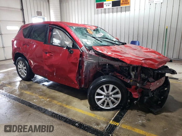 2014 Mazda CX-5 Touring with VIN JM3KE2CY4E0308973, listed as a Copart auction lot 53875605 with 0 mi miles and Salvage Title. Bid and sale history available at carsss.com. Image 4.