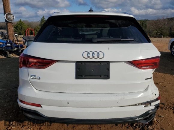 2019 Audi Q3 S line Premium Plus with VIN WA1EECF38K1079970, listed as a Copart auction lot 86531604 with 67,670 mi miles and Salvage Title. Bid and sale history available at carsss.com. Image 6.