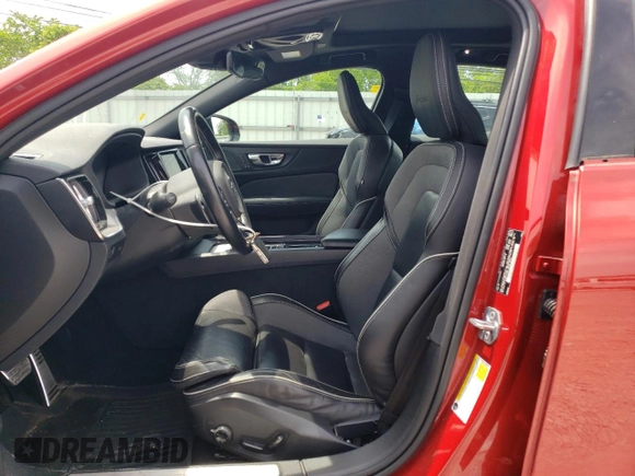 2019 Volvo S60 R-Design with VIN 7JRA22TM4KG015461, listed as a Copart auction lot 54357414 with 63,917 mi miles. Bid and sale history available at carsss.com. Image 7.