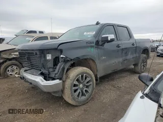 2023 Chevrolet Silverado 1500 LT with VIN 2GCUDDED1P1122678, listed as a Copart auction lot 45016185 with 29,999 mi miles and Salvage Title. Bid and sale history available at carsss.com. Image 1.