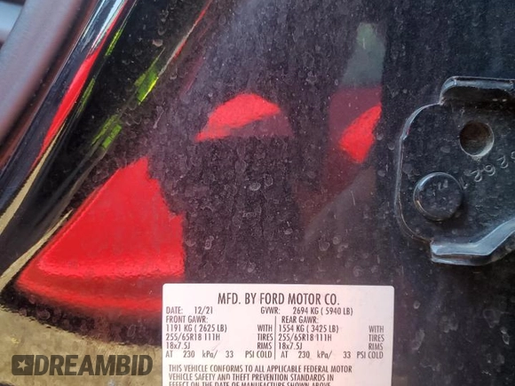2022 Ford Explorer XLT with VIN 1FMSK8DH7NGA36201, listed as a Copart auction lot 86916034 with 71,436 mi miles and Salvage Title. Bid and sale history available at DreamBid. Image 13.
