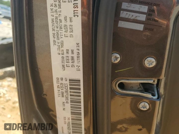 2015 Dodge Dart SXT с VIN 1C3CDFBB7FD309148, выставлен на аукционе Copart как лот 58641305 с пробегом 198 812 миль миль и Списание • Salvage title. История ставок и продаж доступна на DreamBid. Изображение 12.