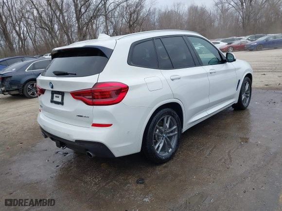 2019 BMW X3 xDrive30i with VIN 5UXTR9C53KLP88805, listed as a IAAI auction lot 41525248 with 73,248 mi miles. Bid and sale history available at carsss.com. Image 4.