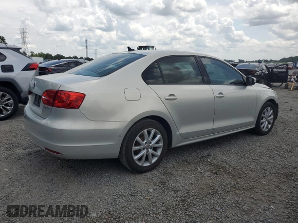 2011 Volkswagen Jetta SE z VIN 3VWDX7AJ0BM319621, wystawiony jako Copart lot #58808615 z przebiegiem 65 829 mil mil oraz Szkoda całkowita • Salvage title. Historia ofert i sprzedaży dostępna na DreamBid. Obrazek 3.