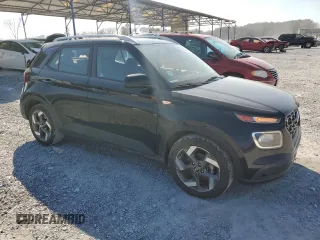 2021 Hyundai Venue SEL with VIN KMHRC8A32MU126490, listed as a Copart auction lot 48974615 with 48,857 mi miles and Salvage title. Bid and sale history available at DreamBid. Image 4.