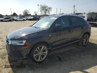 2018 Audi Q3 Premium z VIN WA1BCCFS0JR013994, wystawiony jako Copart lot #55537385 z przebiegiem 145 607 mil mil oraz Czysty tytuł • Clean title. Historia ofert i sprzedaży dostępna na DreamBid. Obrazek 1.