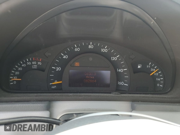 2004 Mercedes-Benz C 240 with VIN WDBRF61J44A551739, listed as a Copart auction lot 55145435 with 82,864 mi miles and Salvage title. Bid and sale history available at DreamBid. Image 9.
